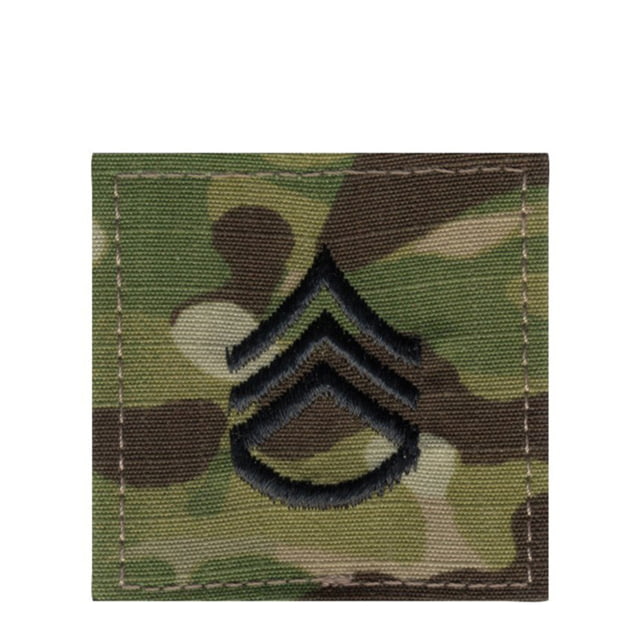 Rothco Official Embroidered Rank Insignia Staff Sergeant Patch MultiCam - Rothco