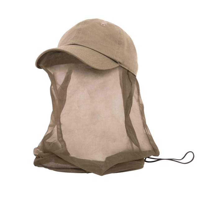 Rothco Operator Cap w/ Mosquito Net - Mens Khaki