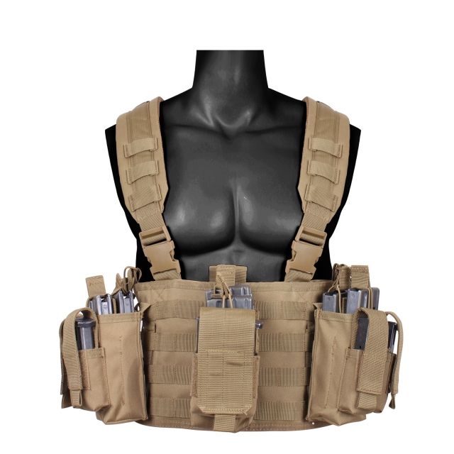 Rothco Operators Tactical Chest Rig Coyote Brown CoyoteBrown - Rothco