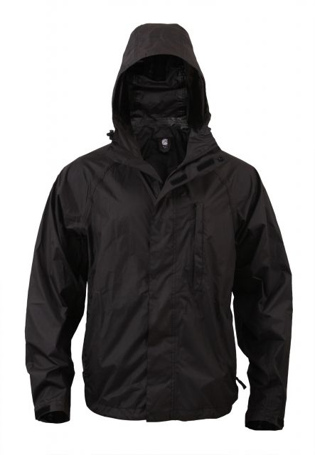 Rothco Rothco Packable Rain Jacket Black S k-S - $65.99 at Optics Planet