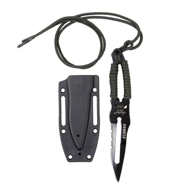 Rothco Paracord Knife w/ Sheath Olive Drab/Black OliveDrabBlack - Rothco