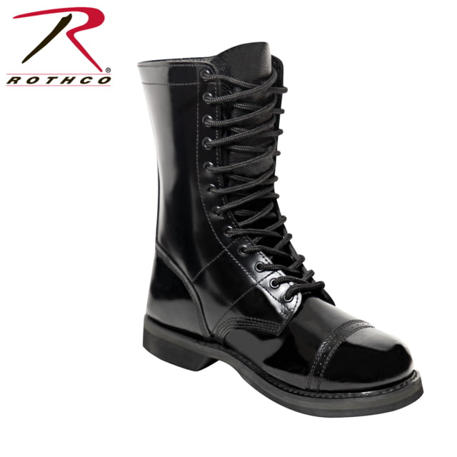 Rothco Rothco Leather 10in Jump Boot - Mens Black 9 - $113.99 at Optics Planet