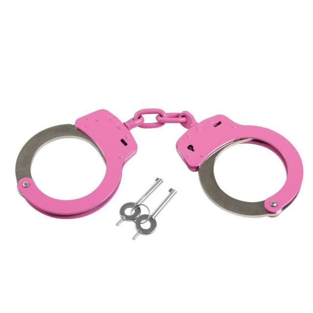 Rothco Pink Handcuffs With Belt Loop Pouch - Rothco