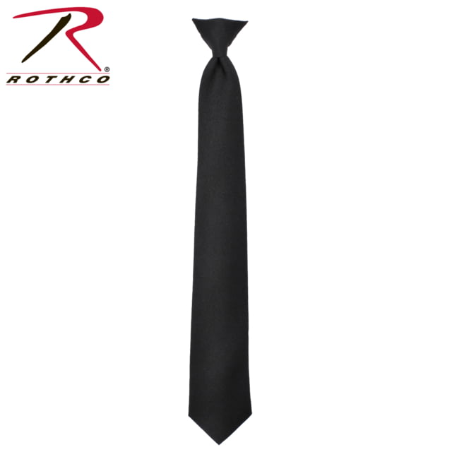 Rothco Rothco Police Issue Clip-On Neckties 2313 Black 22 - $10.99 at Optics Planet