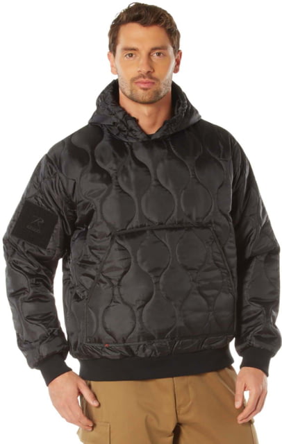 Rothco Rothco Quilted Woobie Hooded Sweatshirt - Mens Black Small - $55.99 at Optics Planet