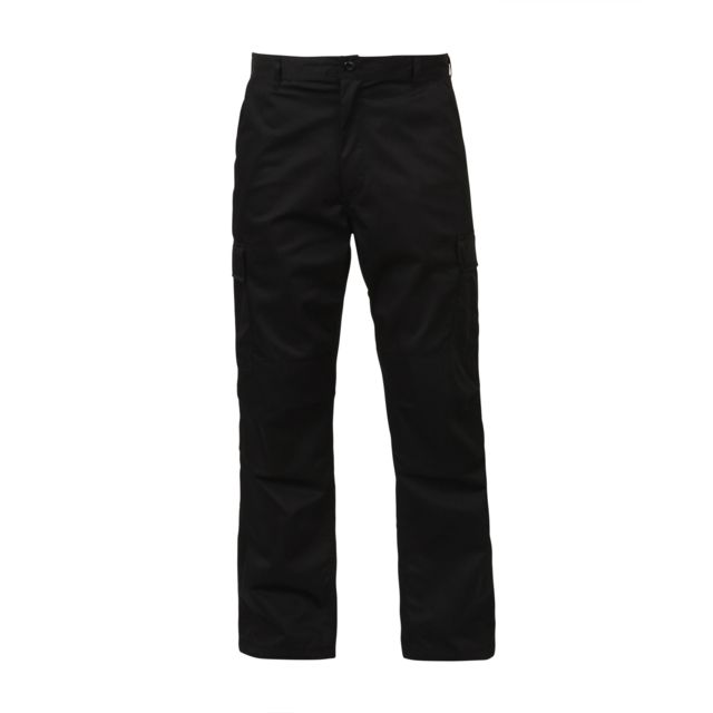 Rothco Relaxed Fit Zipper Fly BDU Pants Black 5XL 55in-59in Waist Black-5XL55-59Waist