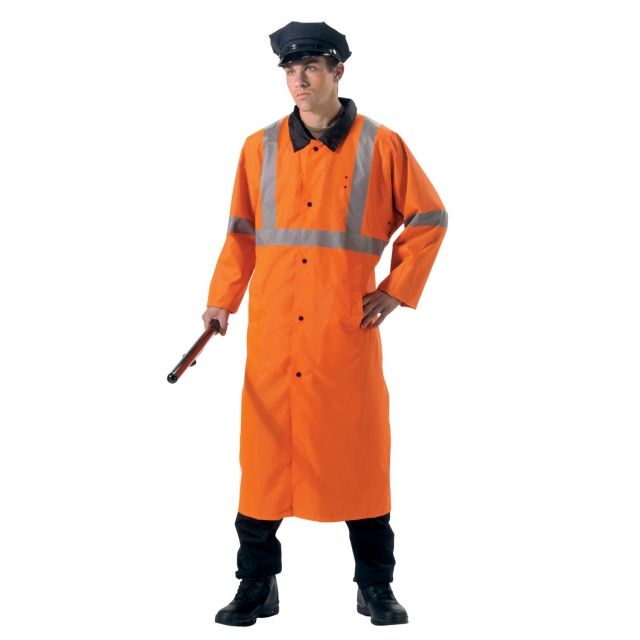 Rothco Rothco Reversible Reflective Rain Parka Black/Orange S kOrange-S - $104.99 at Optics Planet