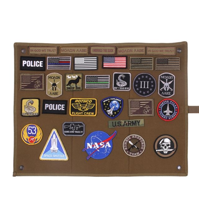 Rothco 's Hanging Roll-Up Morale Patch Board - Rothco