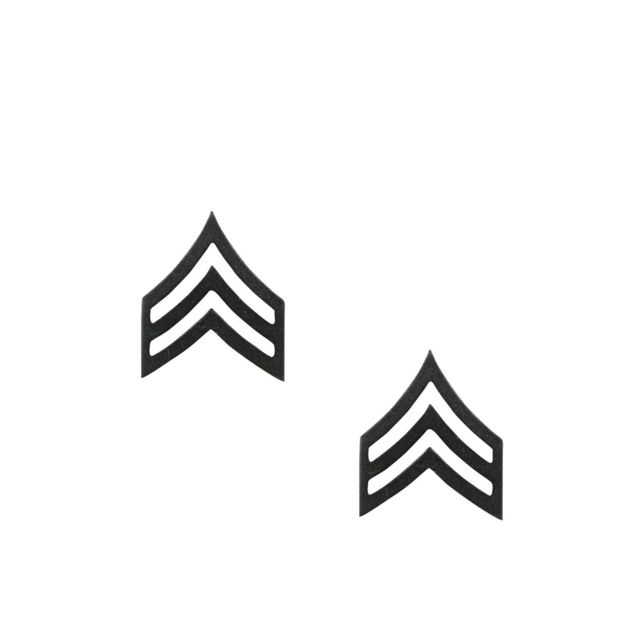 Rothco Sergeant Polished Insignia Subdued Subdued