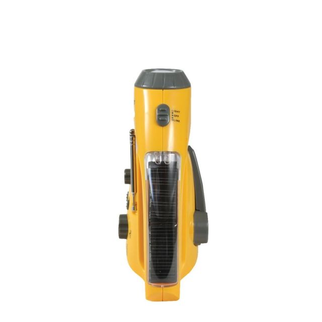 Rothco Solar/Wind Up Flashlight with Radio