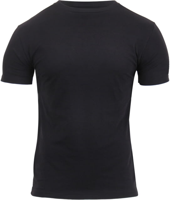 Rothco Athletic Fit Solid Color T-Shirt - Mens Black Large