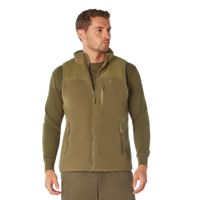Rothco Spec Ops Tactical Fleece Vest Coyote Brown S - Rothco
