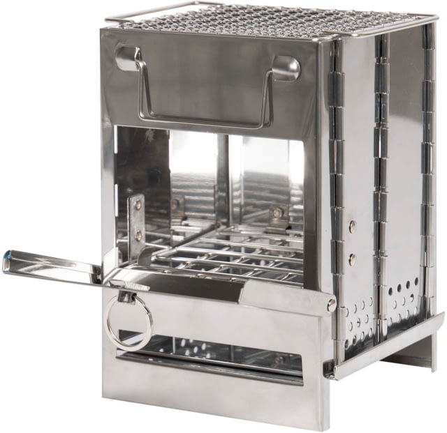 Rothco Stainless Steel Folding Camp Stove Silver