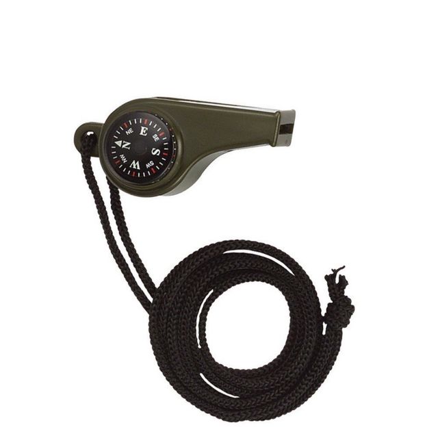 Rothco Rothco Super Whistle with Compass & Thermometer Olive Drab OliveDrab - $4.99 at Optics Planet