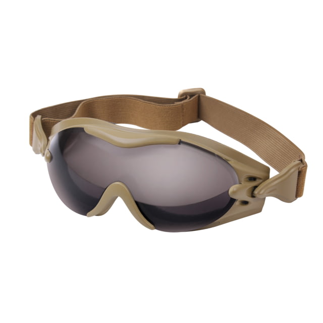 Rothco SWAT Tec Single Lens Tactical Goggle Coyote Brown CoyoteBrown - Rothco