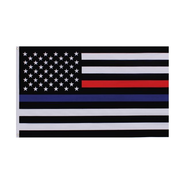 Rothco Thin Blue and Thin Red Line Flag - Rothco