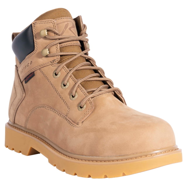 Rothco Tradesman 6in Work Boots - Men's Coyote Brown 13 US - Rothco