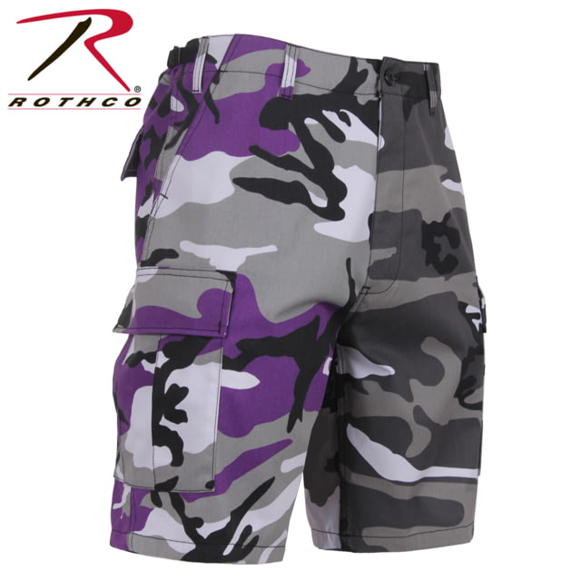 Rothco Two-Tone Camo BDU Short Ultra Violet Purple / City Camo XS SaVioletPurpleCityCamo-XS