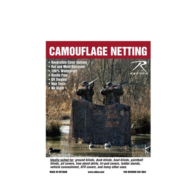 Camo Unlimited Basic Netting Woodland Camo - WM04 - Camo Unlimited