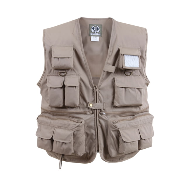 Rothco Uncle Milty Travel Vest - Men's Khaki Extra Small - Rothco