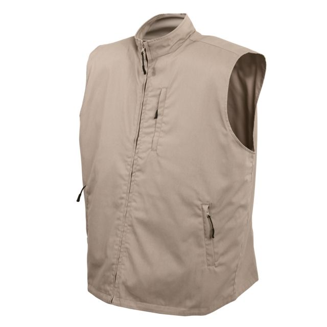 Rothco Rothco Undercover Travel Vest Khaki 2XL - $63.99 at Optics Planet