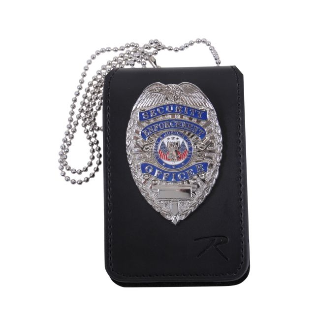 Rothco Universal Leather Badge & ID Holder - Rothco