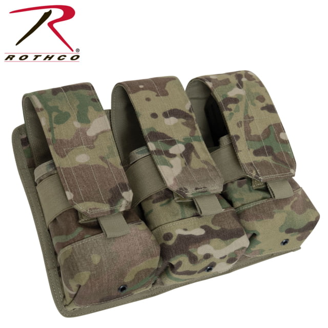Rothco Universal Triple Magazine Rifle Pouch MultiCam - Rothco
