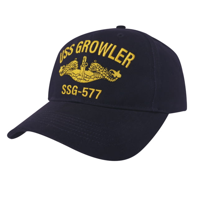 Rothco USS Growler Low Profile Cap - Men's Navy Blue One Size