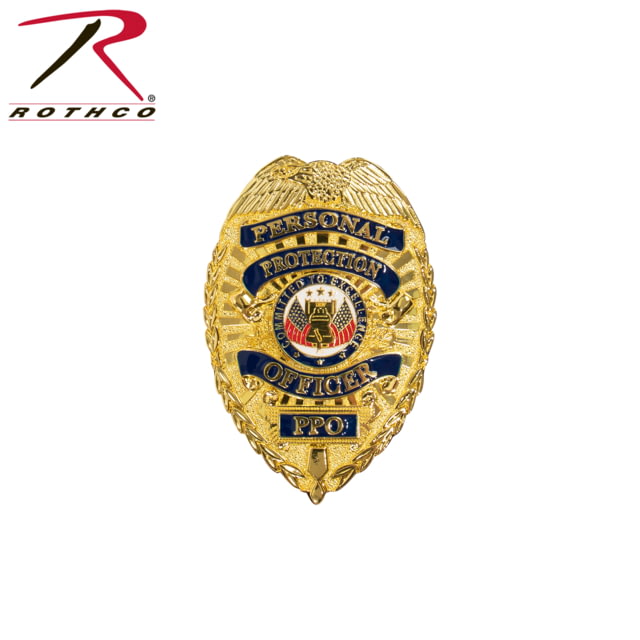Rothco Personal Protection Officer Badge Gold - Rothco