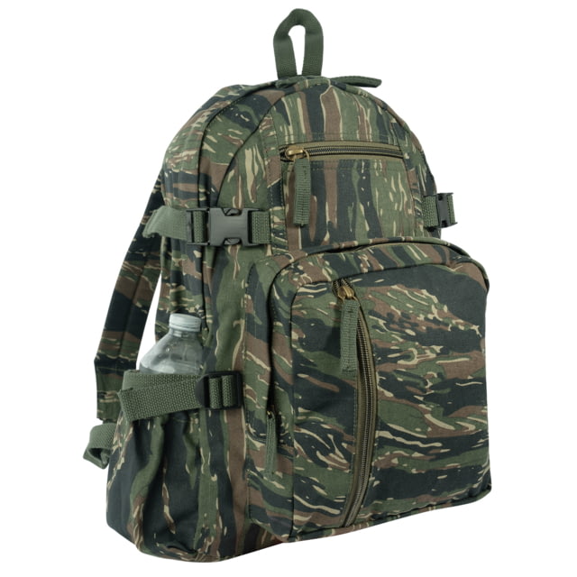 Rothco Vintage Canvas Compact Backpack Tiger Stripe Camo - Rothco