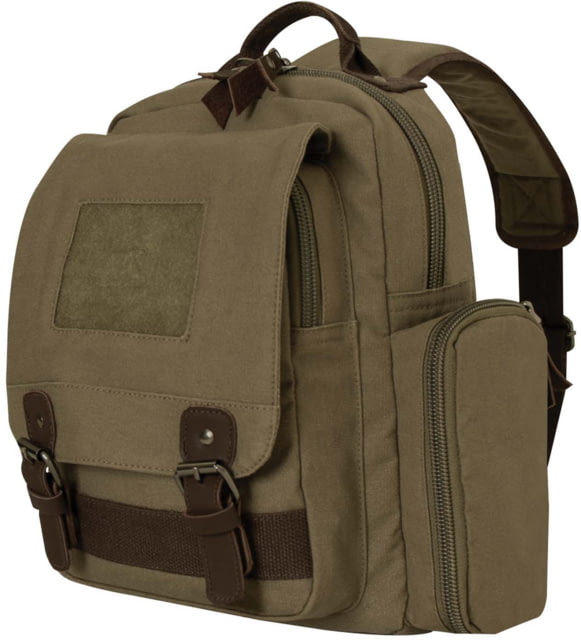 Rothco Vintage Canvas Sling Backpack Vintage Olive Drab - Rothco