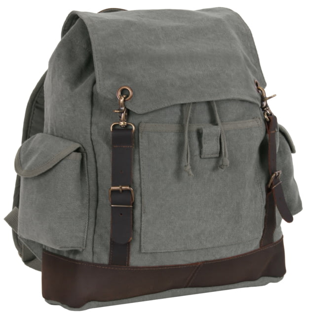 Rothco Vintage Expedition Rucksack Charcoal Grey - Rothco