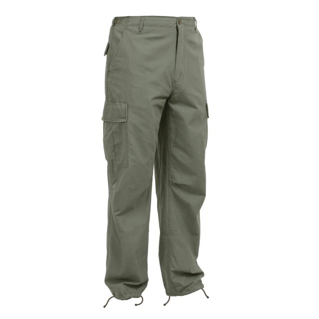 Rothco Rothco Vintage Vietnam Fatigue Pant Rip-Stop Olive Drab - $57.99 at Optics Planet