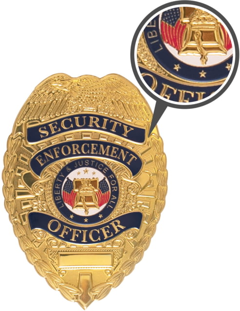 Rothco Flexible Security Badge Gold - Rothco
