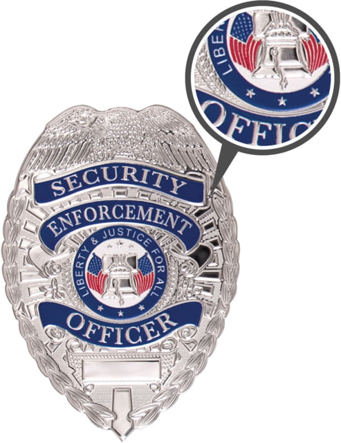 Rothco Flexible Security Badge Silver - Rothco