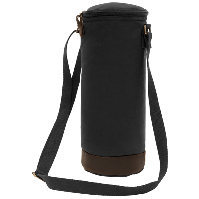 Rothco Waxed Canvas Wine Carrier Tote Bag Black - Rothco