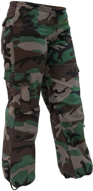 Rothco Unwashed Camo Paratrooper Fatigue Pants - Womens Extra Small