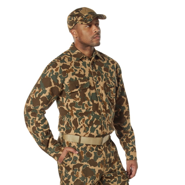 Rothco X Bear Archery Fred Bear Camo Flannel Shirt - Men's Small
