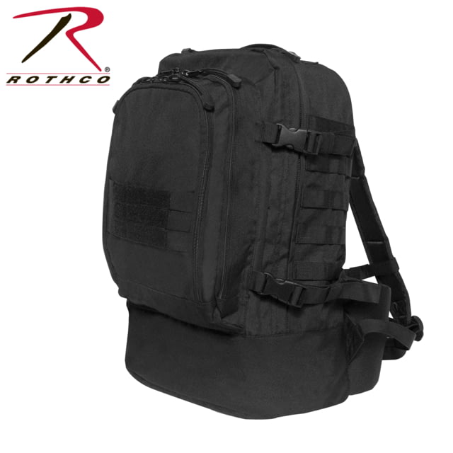 Open Box Dealer Demo Rothco Skirmish 3 Day Assault Backpack Black - Rothco