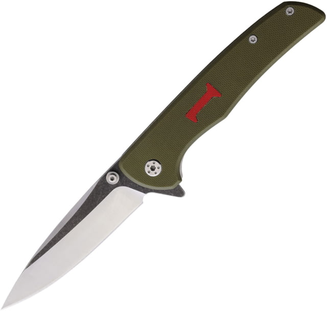 Rough Rider 1st Infantry Linerlock Grn G10 RR2672 - Rough Rider Knives