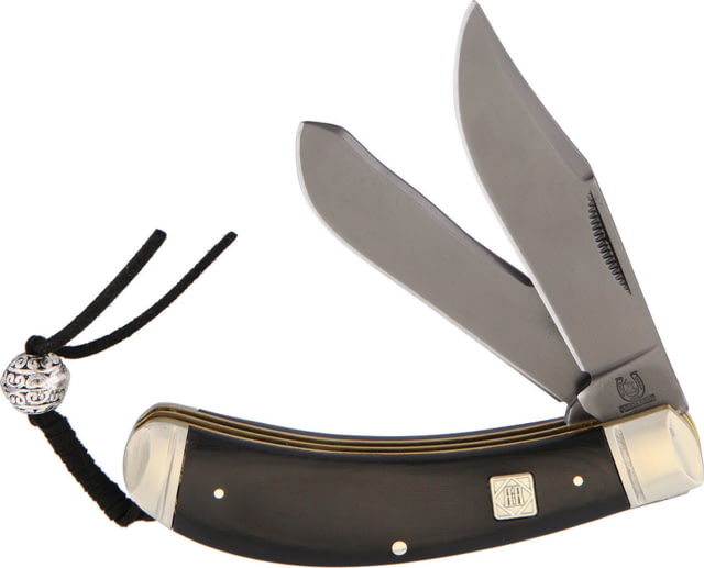 Rough Rider Bow Trapper High Carbon Folding KnifeStandard EdgeClip and Spey Black G10 Handle KB275 / - Rough Rider Knives