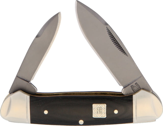 Rough Rider Canoe High Carbon Folding KnifeStandard Edge Black G10 Handle KB203 / - Rough Rider Knives
