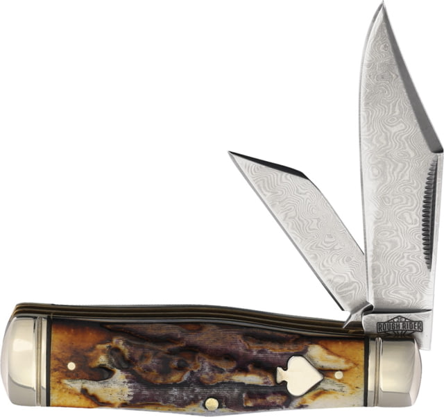 Rough Rider Coke Bottle Cinnamon Bone Dama - Rough Rider Knives