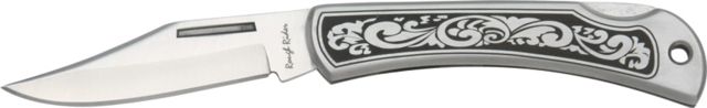 Rough Rider Lockback 3.5in Knife SS clip point blade SS handle RR746 - Rough Rider