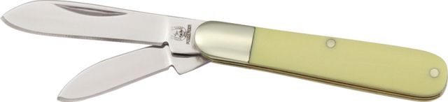 Rough Rider Mini Jack Knife Fold Knife SS spear and pen blade Yellow synthetic handle