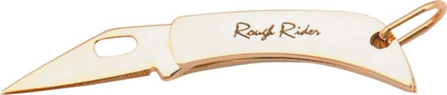 Rough Rider Mini Lockback Fold Knife Brass finish blade - Rough Rider