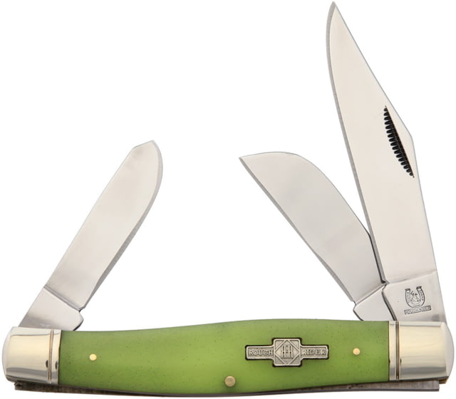 Rough Rider Moon Glow Large Stockman Folding Knife 4.25 in Closed