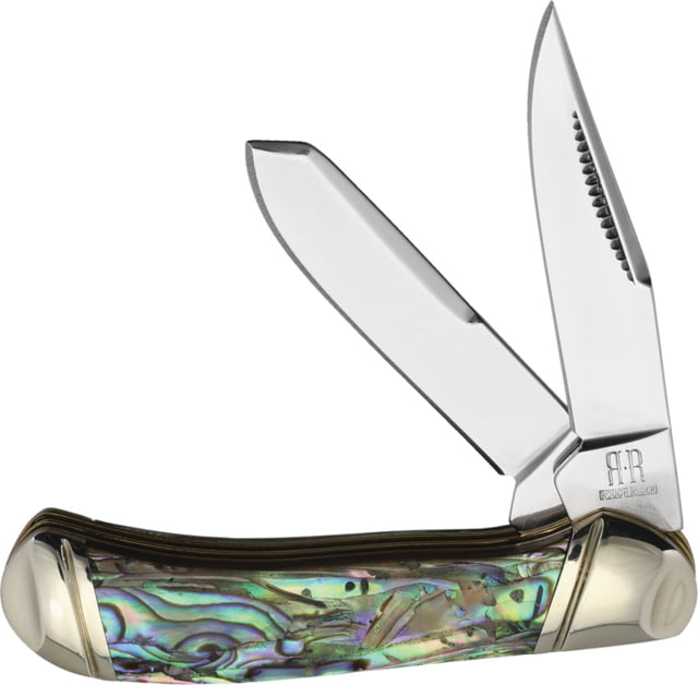 Rough Rider Tiny Trapper Abalone - Rough Rider Knives