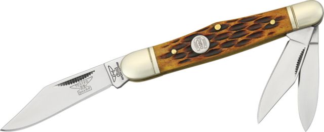 Rough Rider Whittler Fold Knife 3.5in SS clip short clip and pen blade Amber jigged bone handle