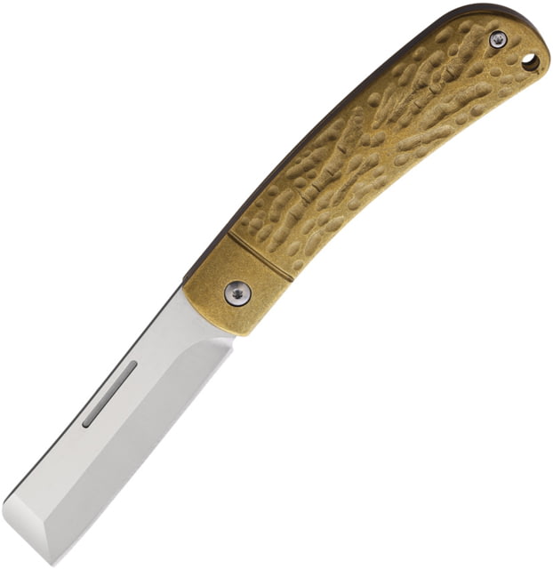 Rough Ryder APTA Folder Brass 2.75 in Folding Knife Hammered brass BRASSSLIPJOINTVG10